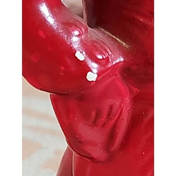 Vintage Ceramic Red Matador and Bull Statues - Picture 9 of 16